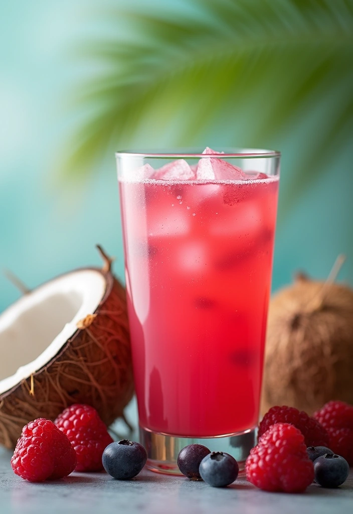 29 Cold Press Juice Recipes Fresh and Nutritious 28. Coconut Water Berry Juice