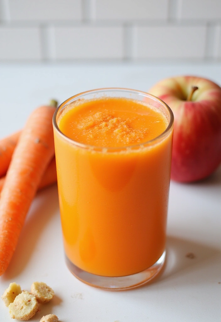 29 Cold Press Juice Recipes Fresh and Nutritious 4. Carrot Apple Ginger Juice