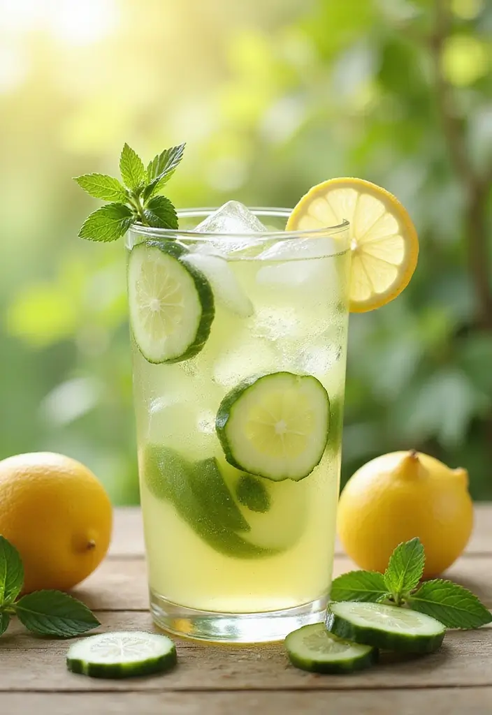 29 Cold Press Juice Recipes Fresh and Nutritious 7. Cucumber Lemonade Juice