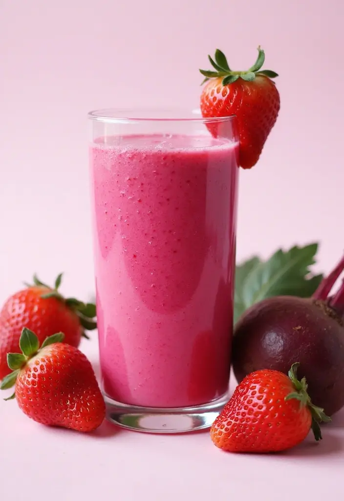 29 Cold Press Juice Recipes Fresh and Nutritious 8. Strawberry Beet Detox Juice