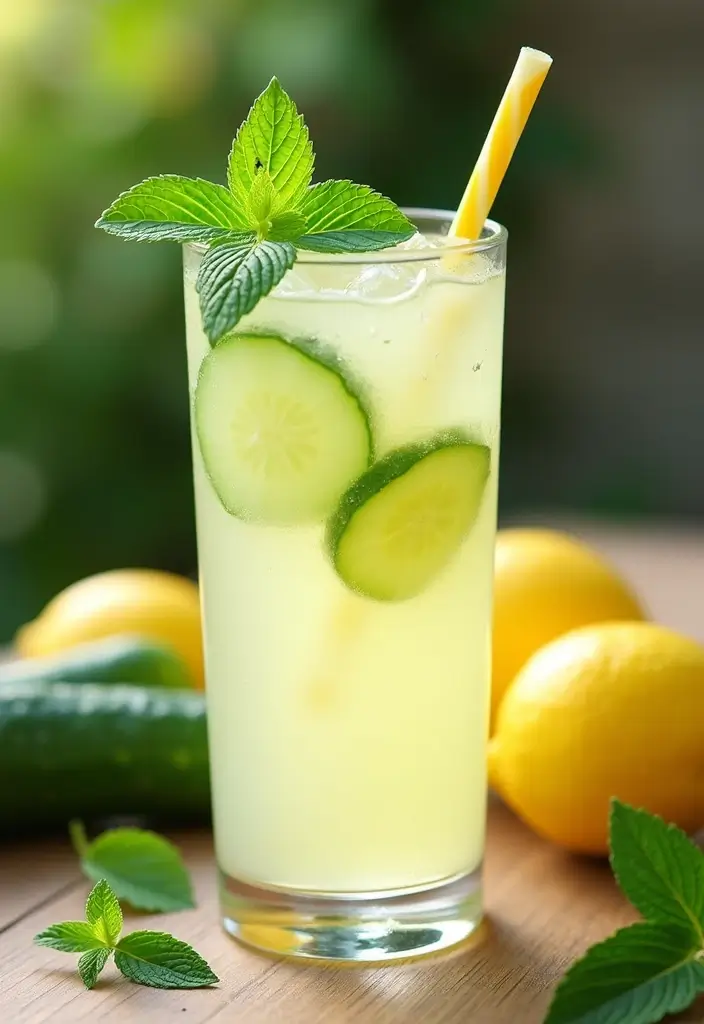 29 Fresh Fruit Juice Recipes Everyone Will Enjoy 12. Refreshing Cucumber Lemonade
