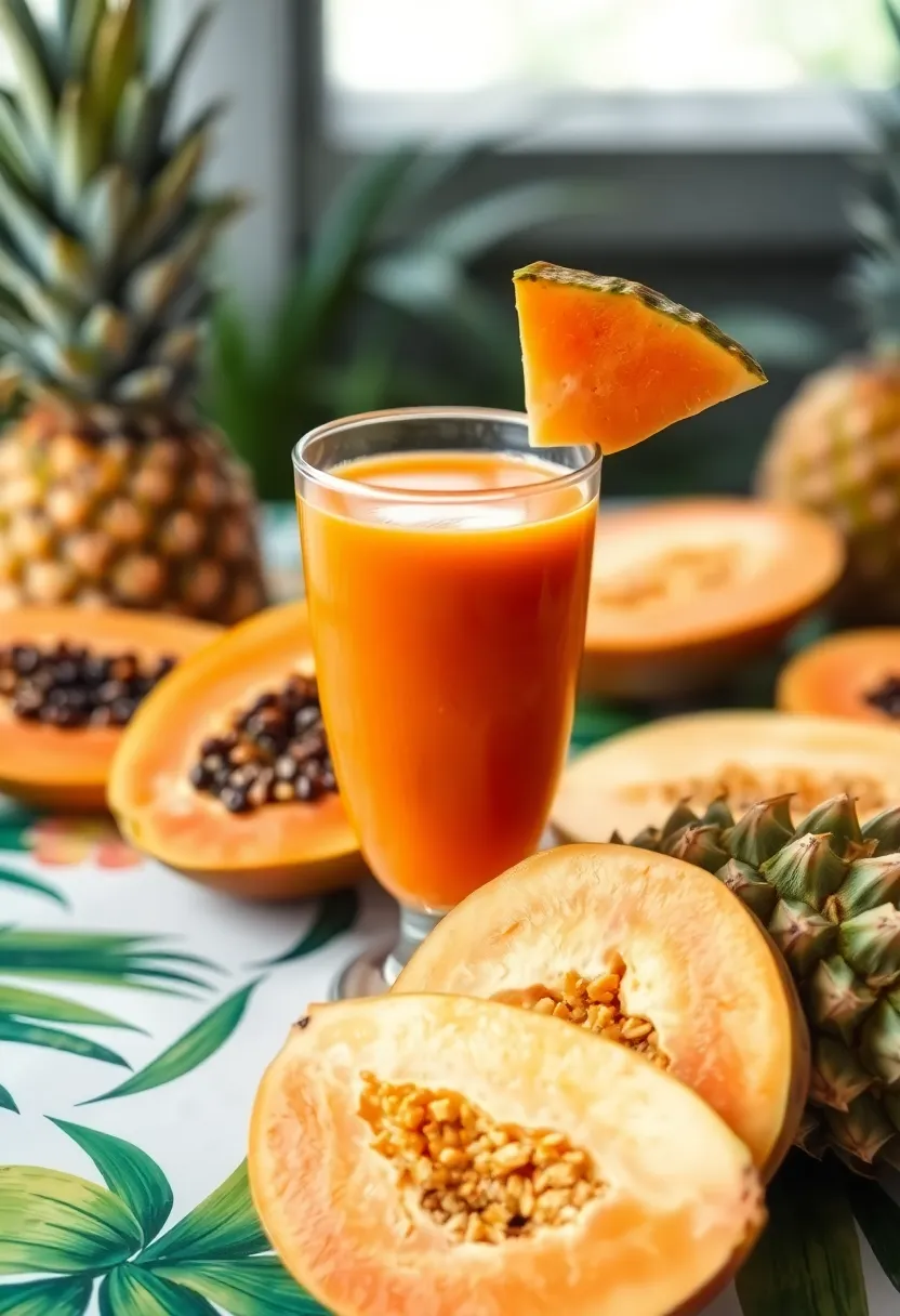 29 Fresh Fruit Juice Recipes Everyone Will Enjoy 13. Exotic Papaya Pineapple Juice