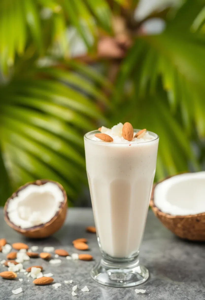 29 Fresh Fruit Juice Recipes Everyone Will Enjoy 15. Creamy Almond Coconut Smoothie