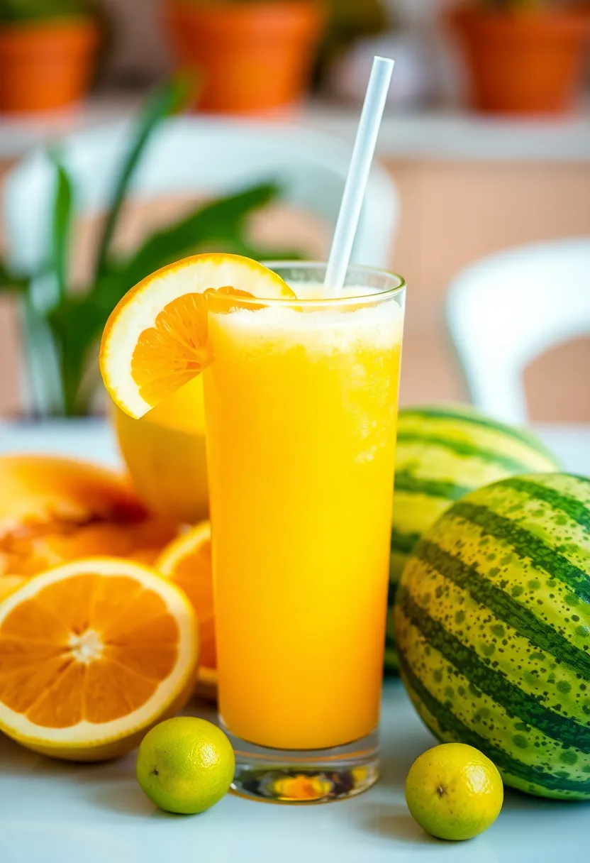 29 Fresh Fruit Juice Recipes Everyone Will Enjoy 29. Sweet Melon Citrus Juice