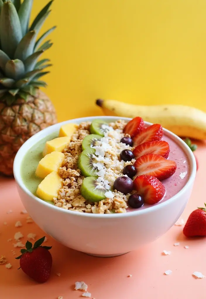 29 Juice It Up Recipes Smoothies You Can Recreate 1. Tropical Paradise Smoothie Bowl