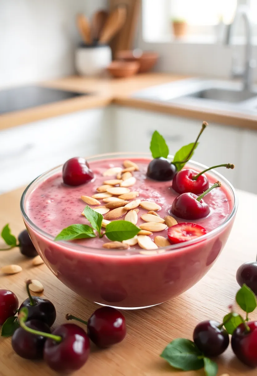 29 Juice It Up Recipes Smoothies You Can Recreate 13. Cherry Almond Smoothie Bowl