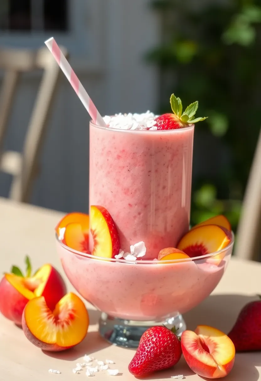 29 Juice It Up Recipes Smoothies You Can Recreate 25. Strawberry Peach Smoothie Bowl