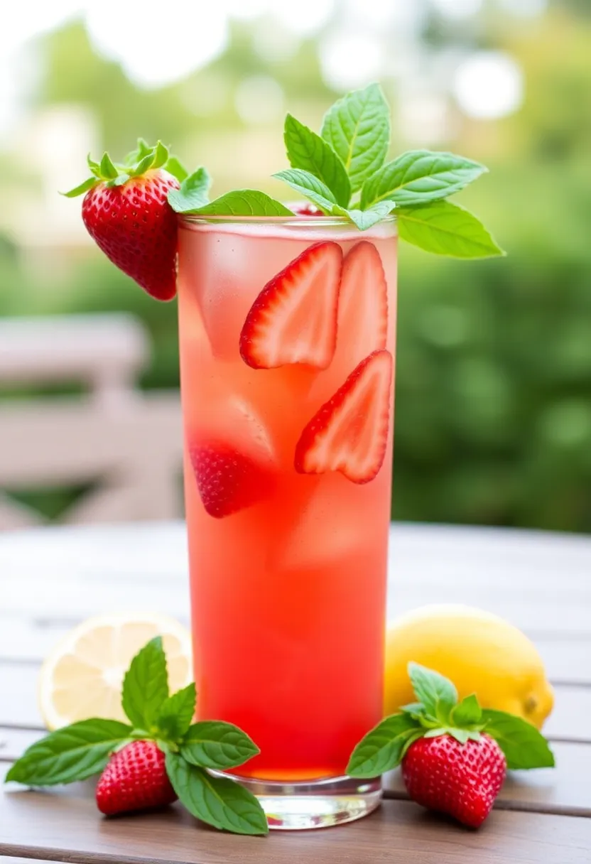 29 Lose Weight Juice Recipes That Actually Work - 10. Strawberry Basil Lemonade