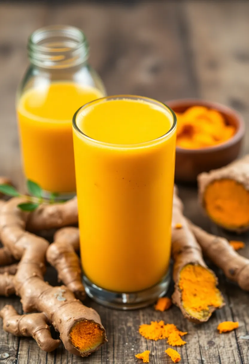 29 Lose Weight Juice Recipes That Actually Work - 9. Ginger Turmeric Juice