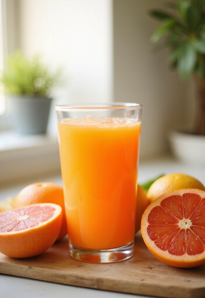 30 Carrot and Orange Juice Recipes Packed with Vitamins 20. Carrot Orange Grapefruit Juice