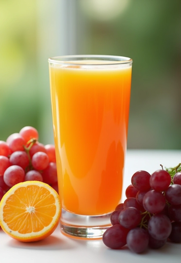 30 Carrot and Orange Juice Recipes Packed with Vitamins 25. Carrot Orange Grapes Juice