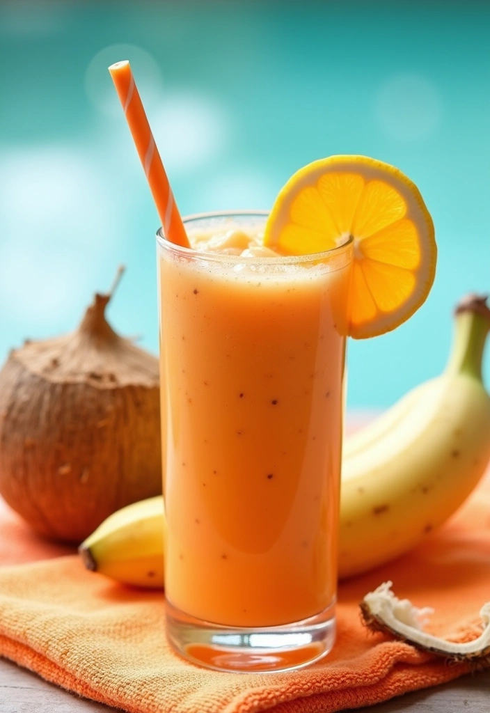 30 Carrot and Orange Juice Recipes Packed with Vitamins 3. Tropical Carrot and Orange Smoothie