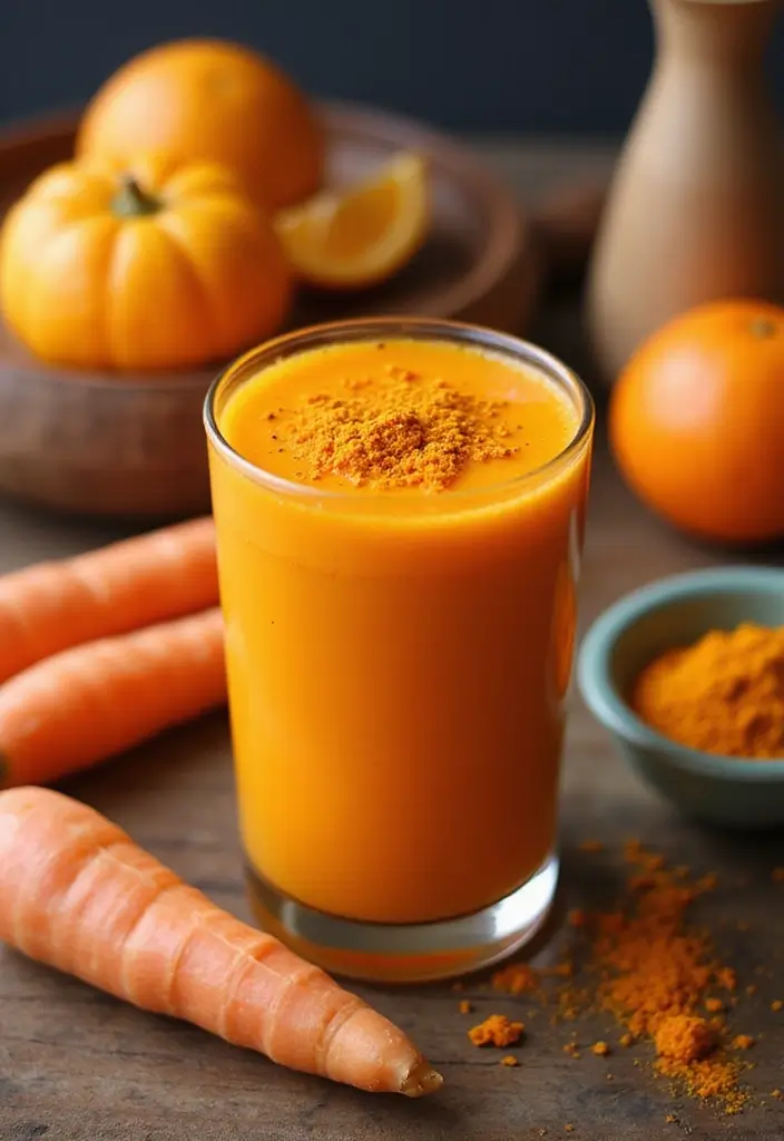 30 Carrot and Orange Juice Recipes Packed with Vitamins 4. Spiced Carrot Orange Immunity Booster