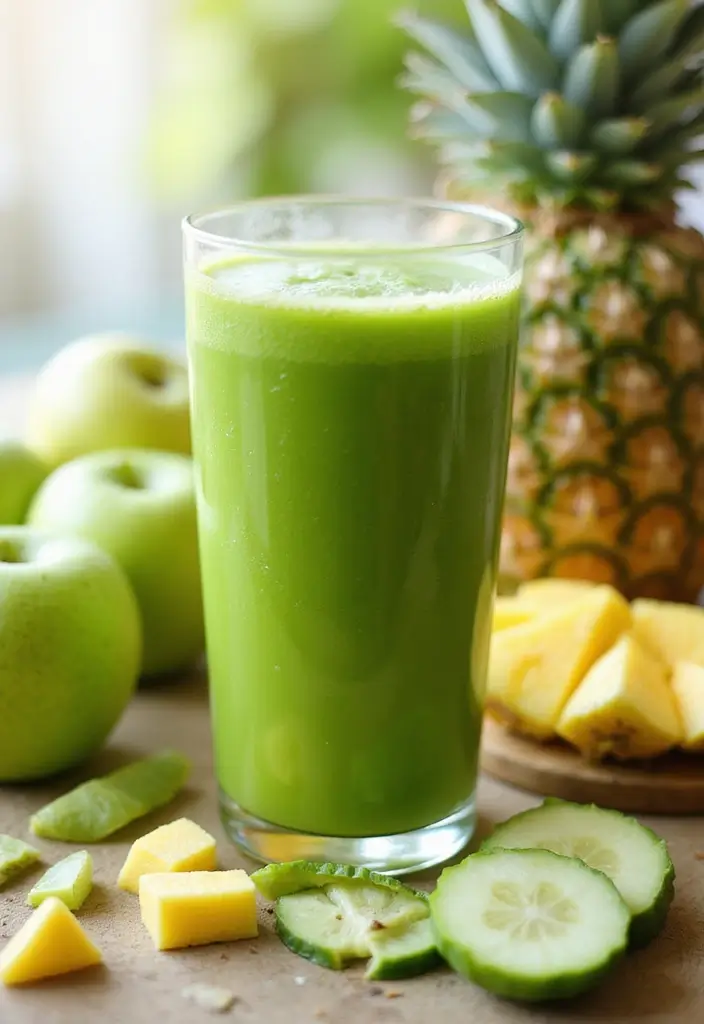 30 Detox Juice and Smoothie Recipes Youll Want to Save 3. Tropical Green Detox Juice