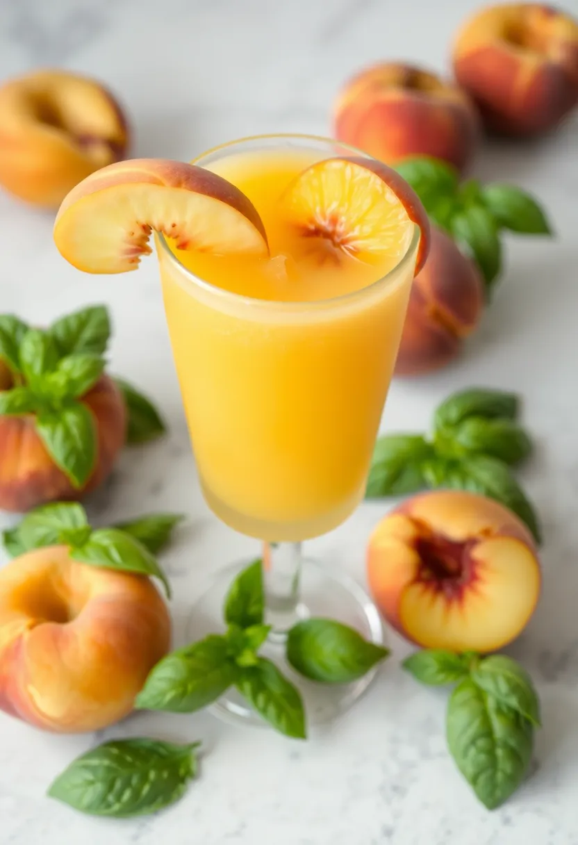 30 Heart Healthy Juice Recipes Doctors Recommend 20 30 Heart Healthy Juice Recipes Doctors Recommend - 20. Peach and Basil Juice