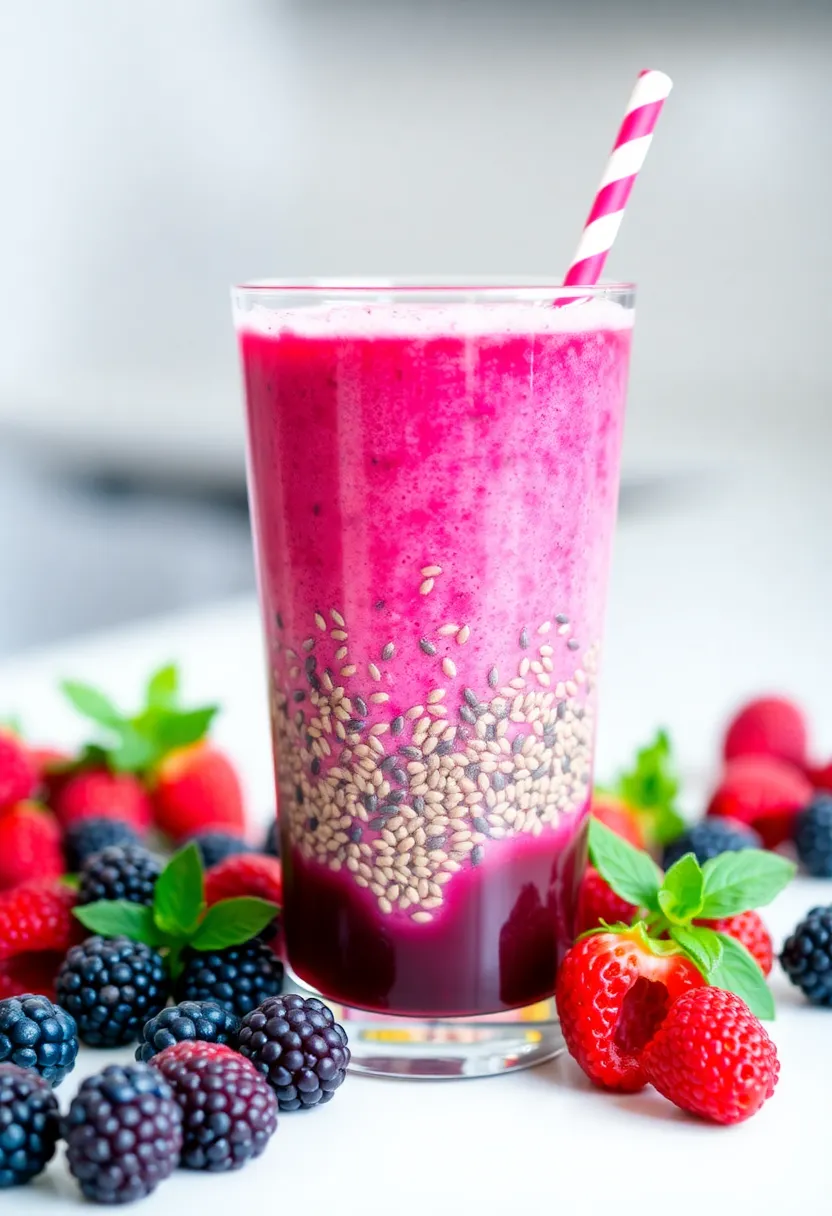 30 Heart Healthy Juice Recipes Doctors Recommend 26 30 Heart Healthy Juice Recipes Doctors Recommend - 26. Chia Seed and Berry Juice