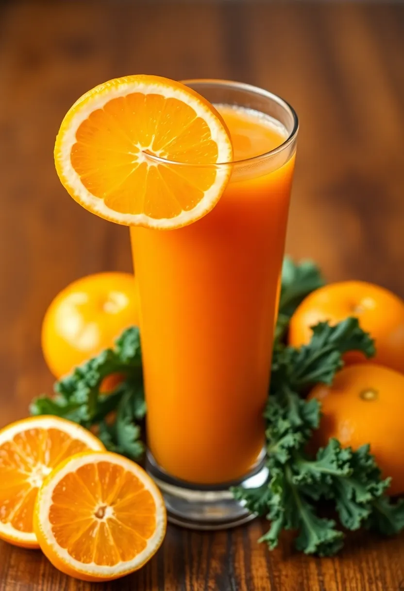 30 Heart Healthy Juice Recipes Doctors Recommend 29 30 Heart Healthy Juice Recipes Doctors Recommend - 29. Tangerine and Kale Juice