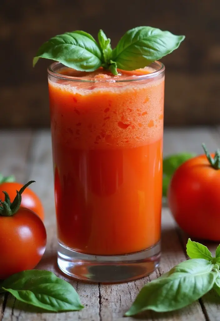 30 Heart Healthy Juice Recipes Doctors Recommend 8 30 Heart Healthy Juice Recipes Doctors Recommend - 8. Tomato and Basil Juice