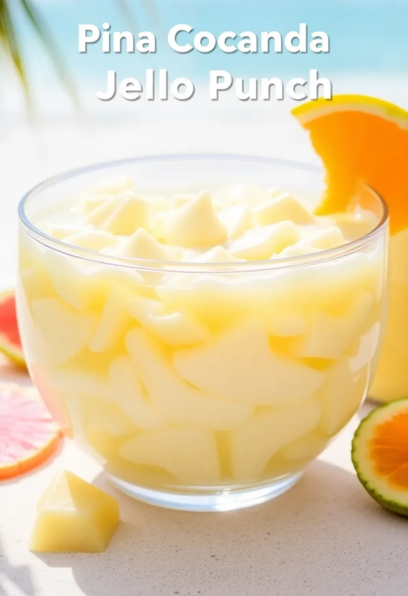 30 Jello Punch Recipes Pineapple Juice Party Favorites 16. Pina Colada Jello Punch