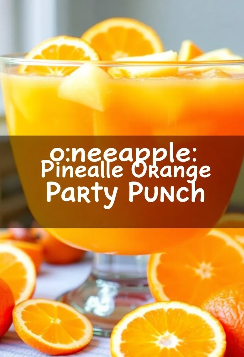 30 Jello Punch Recipes Pineapple Juice Party Favorites 21. Pineapple Orange Party Punch