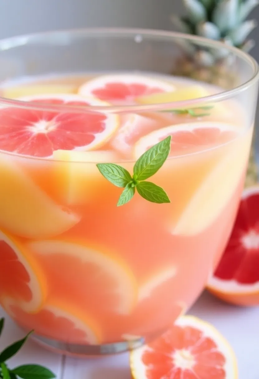 30 Jello Punch Recipes Pineapple Juice Party Favorites 25. Pineapple Grapefruit Splash
