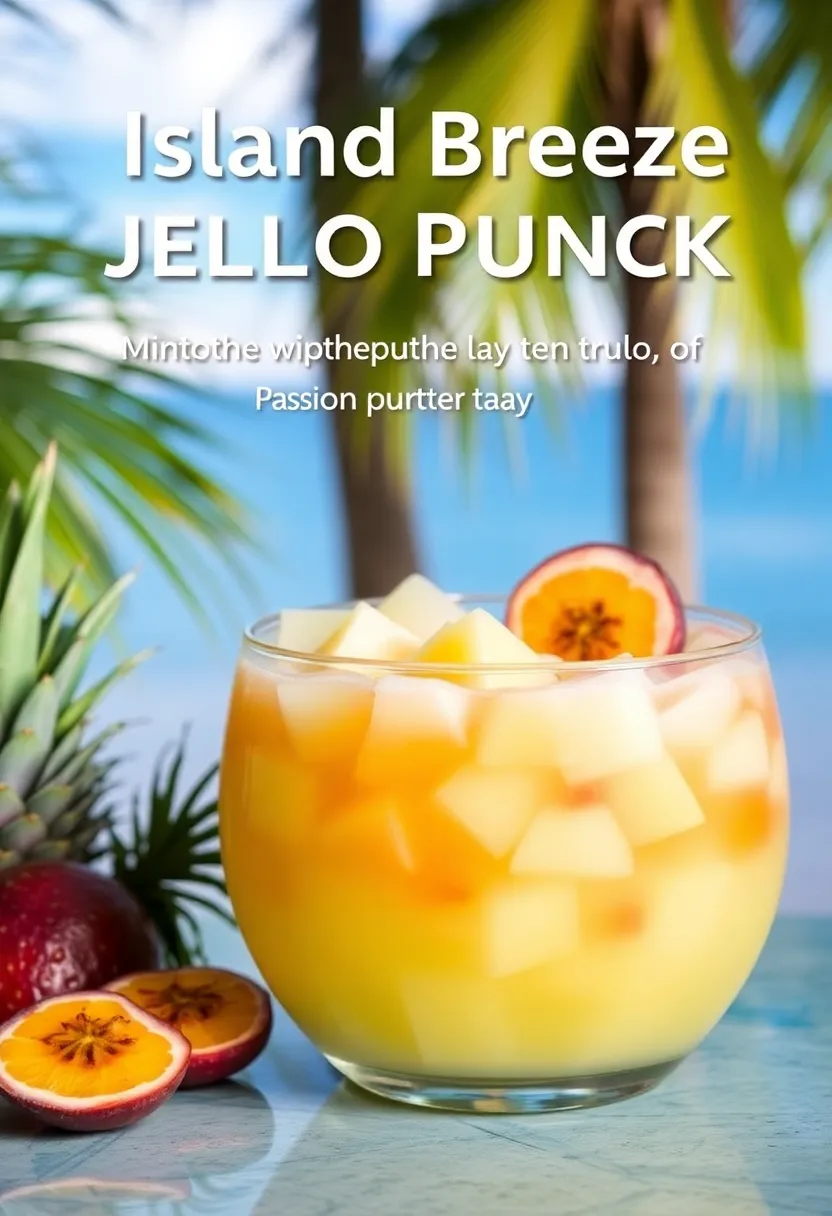30 Jello Punch Recipes Pineapple Juice Party Favorites 6. Island Breeze Jello Punch