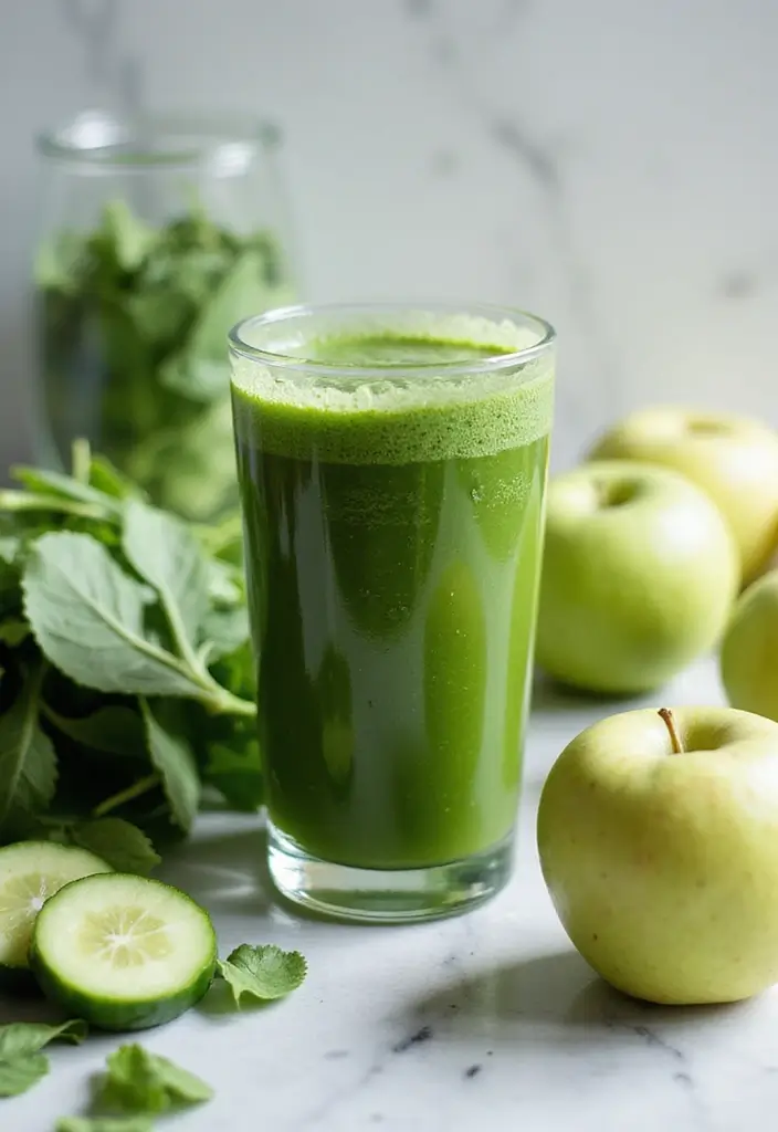 30 Juice Recipes and Their Benefits Backed by Nutrition 1. Green Detox Juice