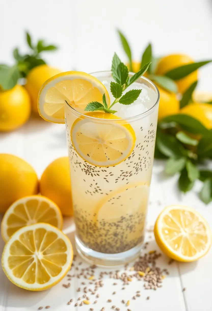 30 Juice Recipes and Their Benefits Backed by Nutrition 19. Chia Seed Lemonade