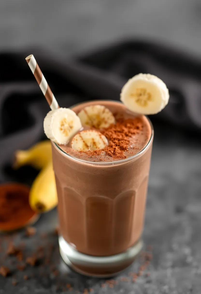 30 Juice Recipes and Their Benefits Backed by Nutrition 22. Chocolate Banana Smoothie