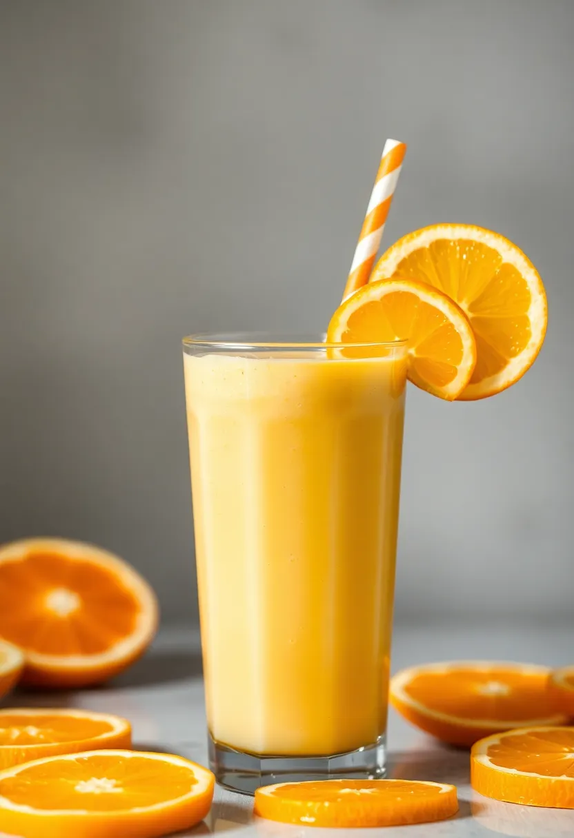 30 Juice Recipes and Their Benefits Backed by Nutrition 29. Creamy Orange Banana Smoothie