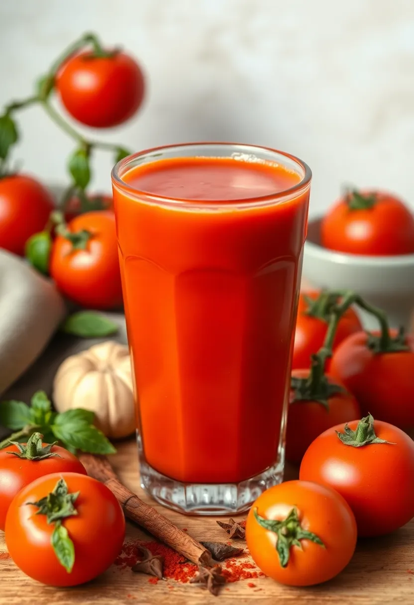 30 Juice Recipes and Their Benefits Backed by Nutrition 7. Spicy Tomato Juice