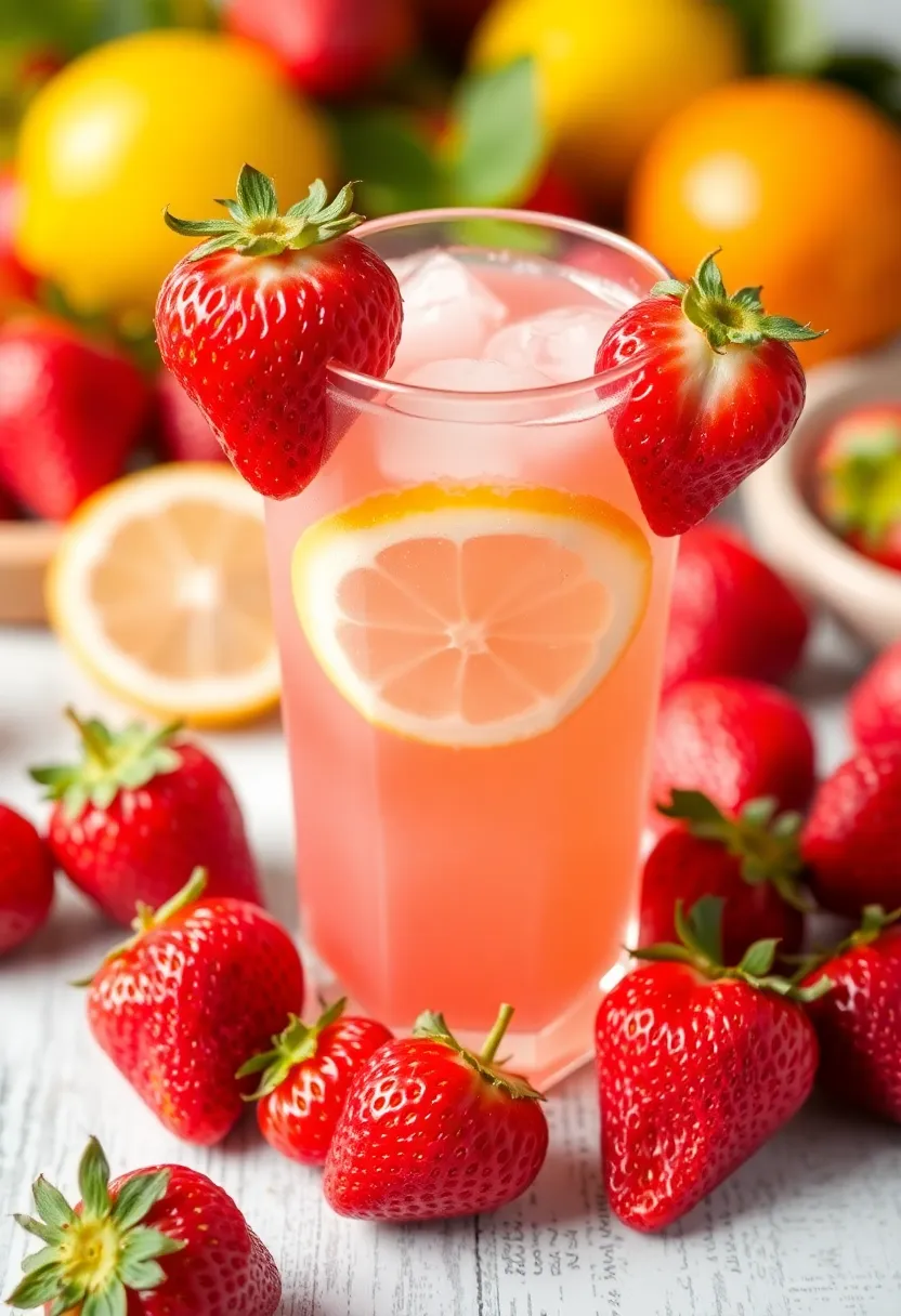 30 Juice Recipes and Their Benefits Backed by Nutrition 8. Strawberry Lemonade Juice