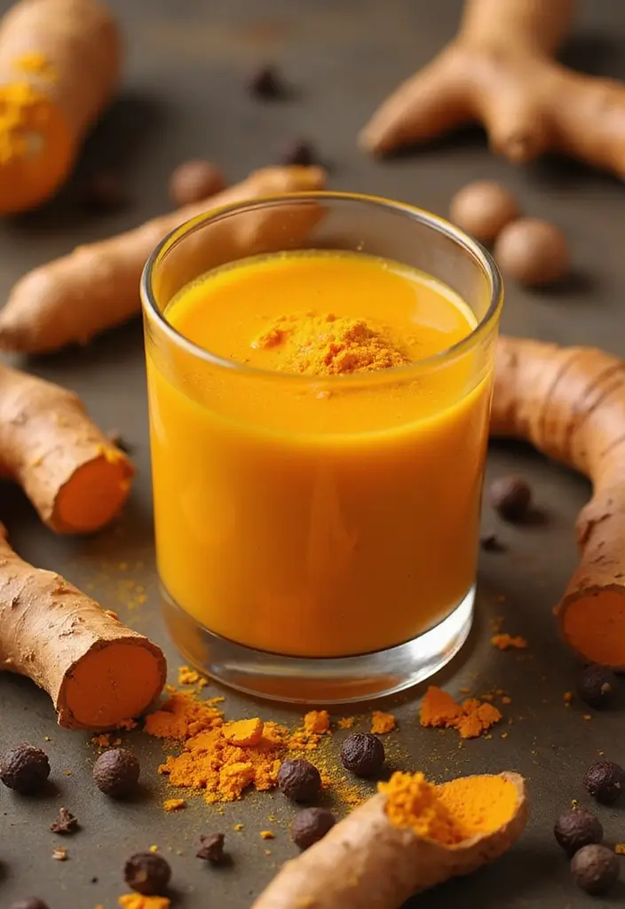 30 Juice Shots Recipes for Gut Health and Digestion - 2. Turmeric Tonic Shot