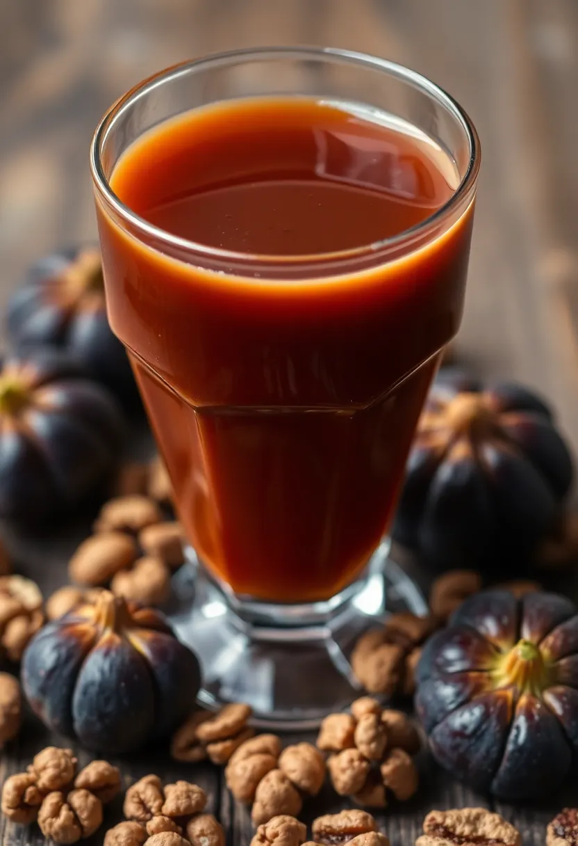 30 Juice Shots Recipes for Gut Health and Digestion - 28. Fig and Walnut Power Shot