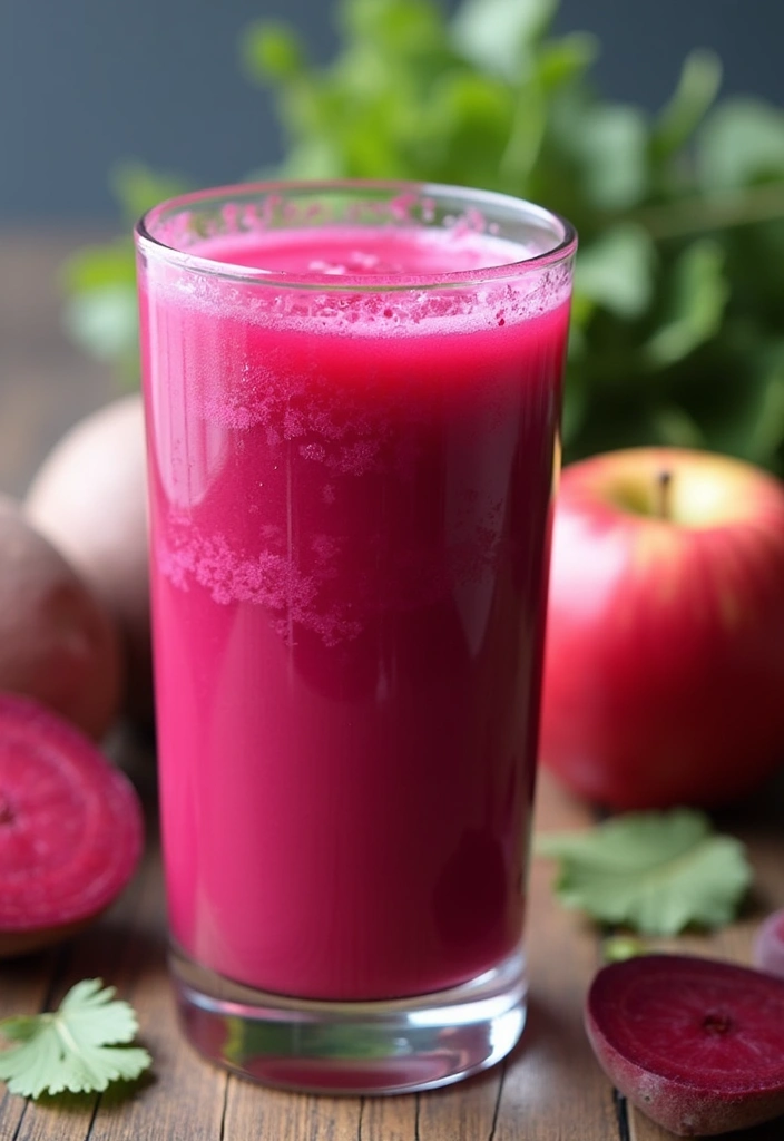 30 Juice Shots Recipes for Gut Health and Digestion - 3. Beetroot Bliss Shot