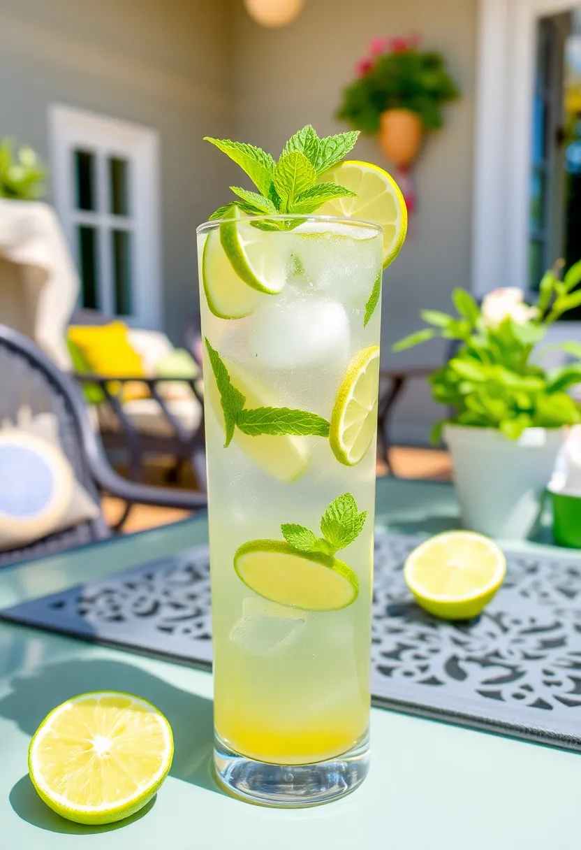 30 Key Lime Juice Recipes Sweet and Tangy Delights 18. Key Lime and Mint Iced Tea