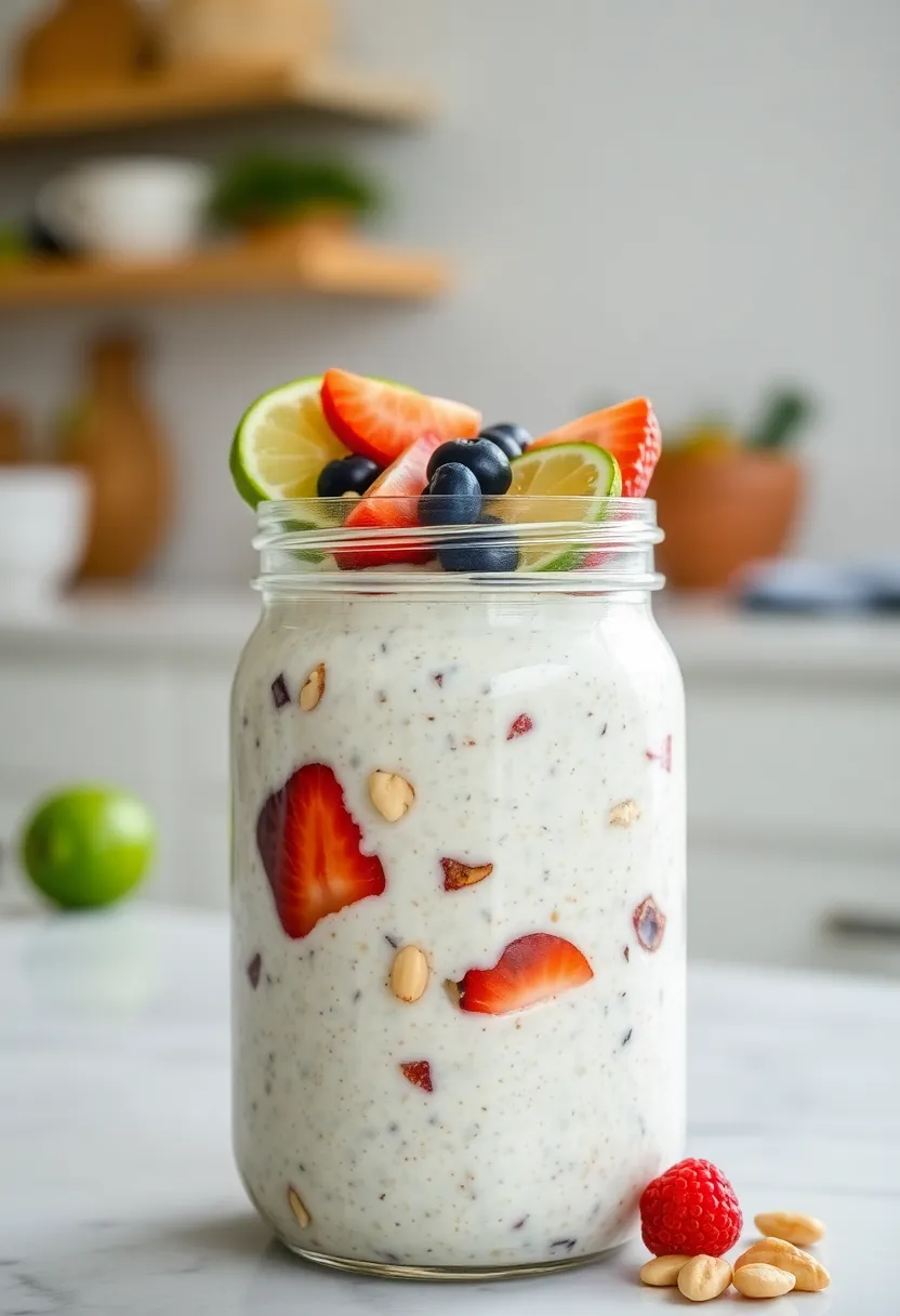 30 Key Lime Juice Recipes Sweet and Tangy Delights 19. Key Lime Overnight Oats