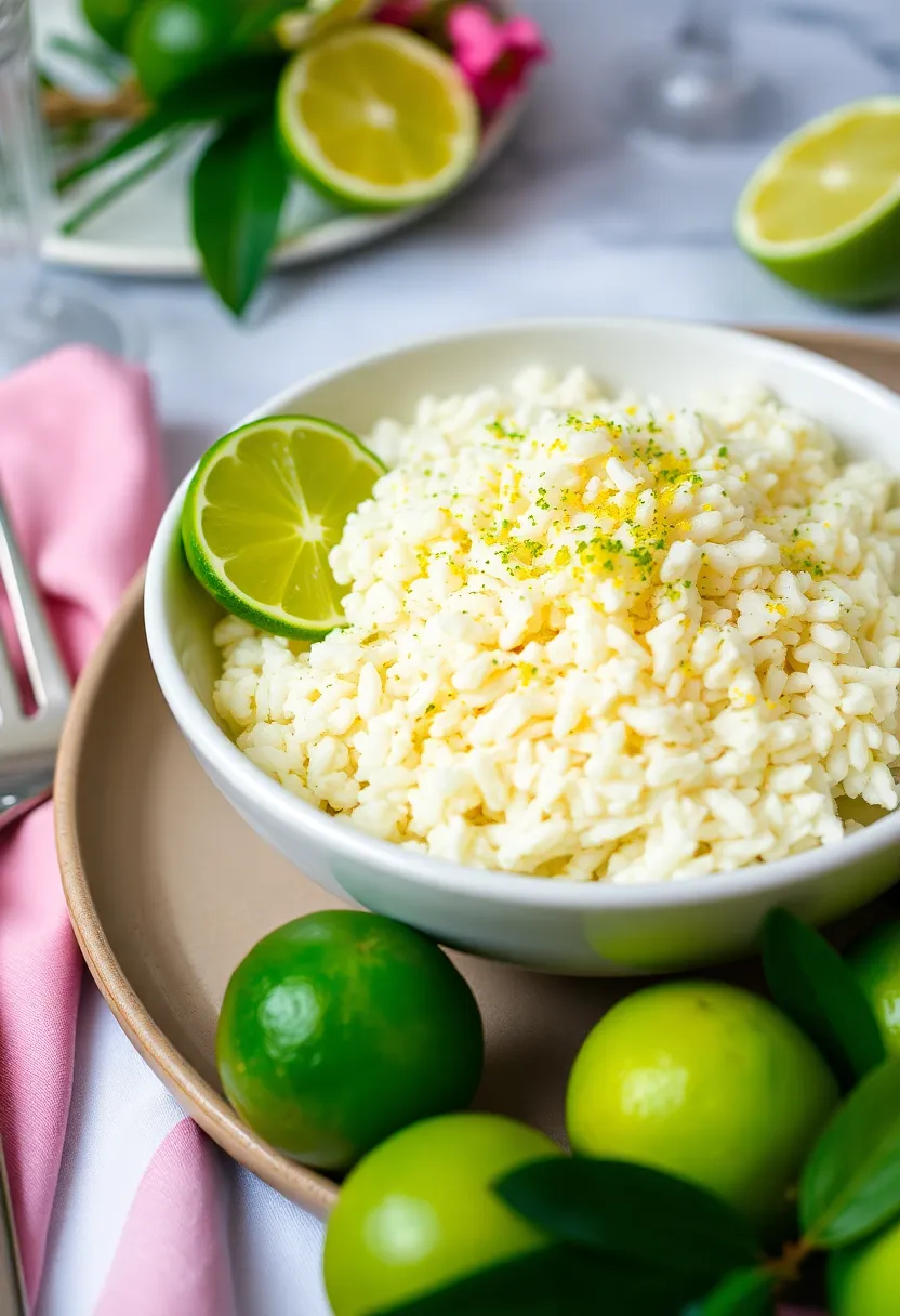 30 Key Lime Juice Recipes Sweet and Tangy Delights 24. Key Lime and Coconut Rice