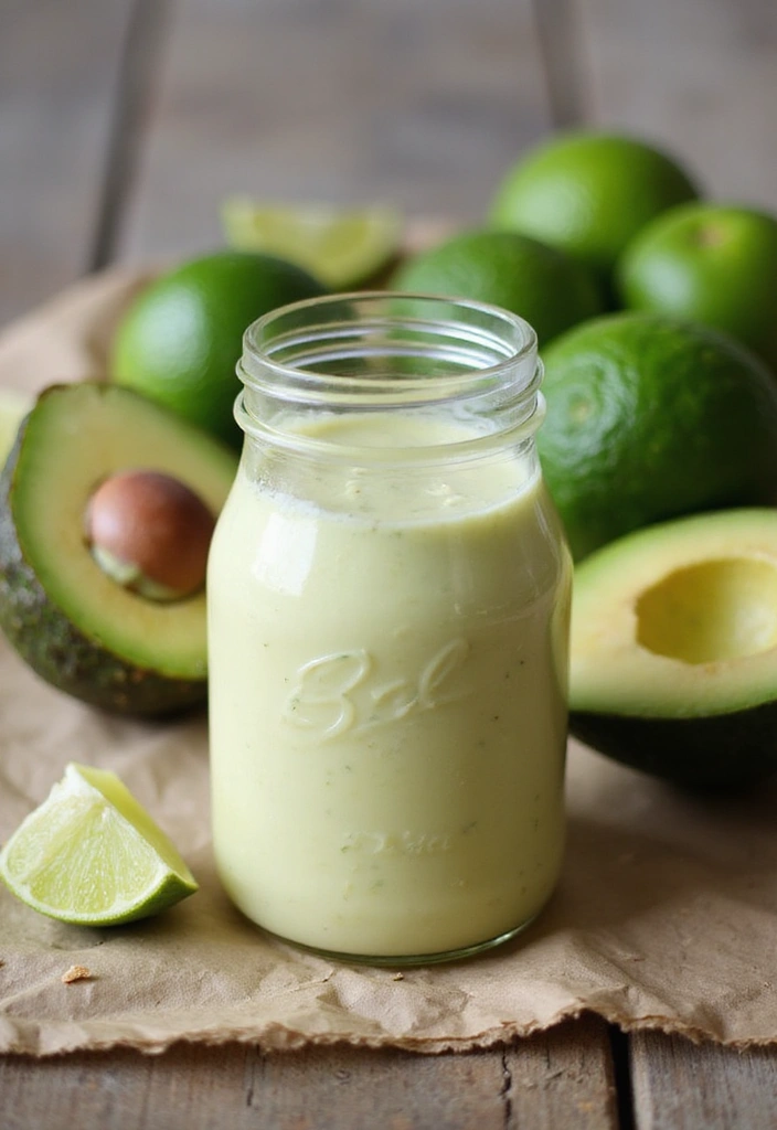 30 Key Lime Juice Recipes Sweet and Tangy Delights 28. Key Lime and Avocado Salad Dressing
