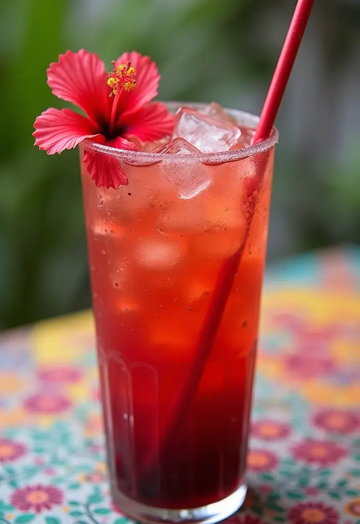 30 Pineapple Juice Recipes Drinks Everyone Loves 28. Pineapple Hibiscus Iced Tea