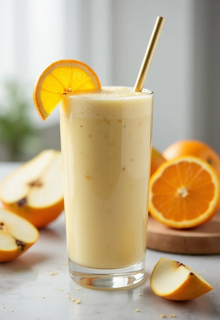 30 Quick and Easy Orange Juice Concentrate Recipes for Healthy Smoothies 15. Orange Pear Smoothie