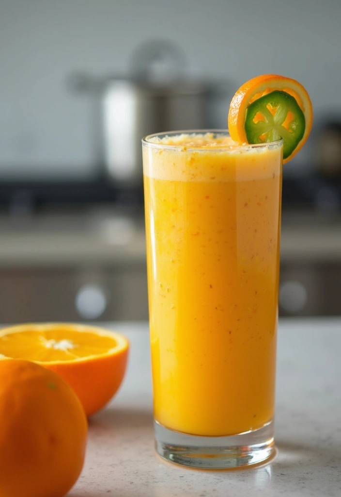 30 Quick and Easy Orange Juice Concentrate Recipes for Healthy Smoothies 20. Spicy Orange Jalapeo Smoothie