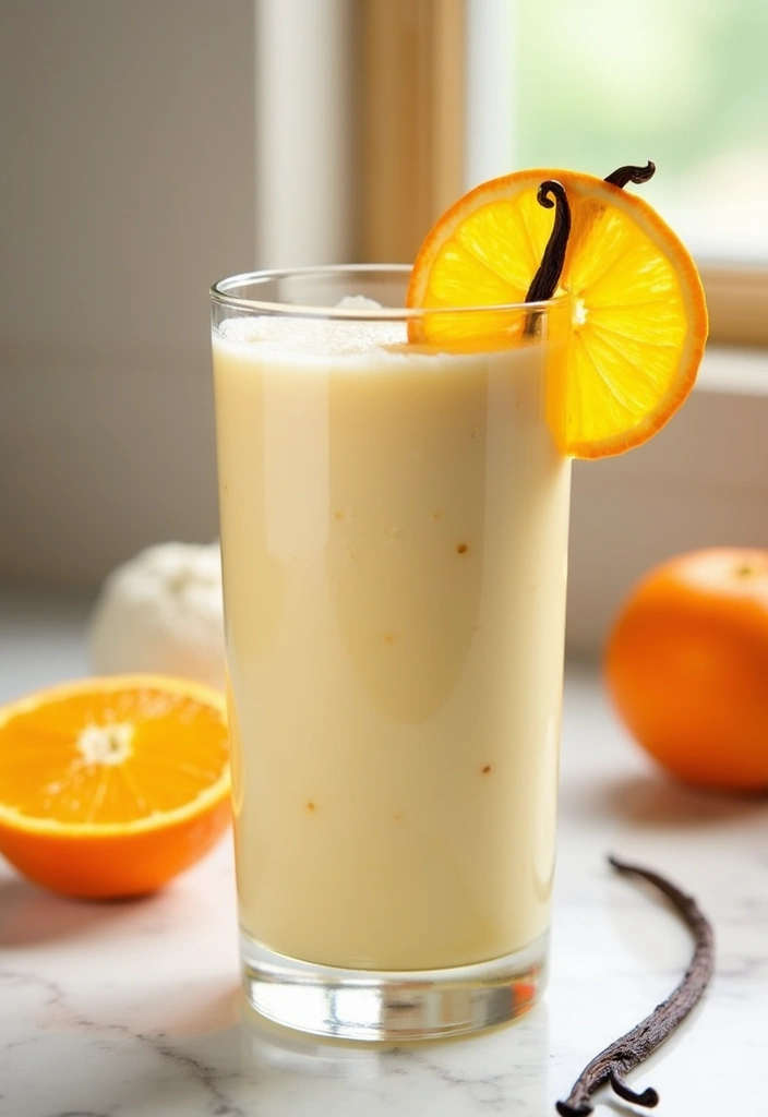 30 Quick and Easy Orange Juice Concentrate Recipes for Healthy Smoothies 23. Orange Vanilla Smoothie