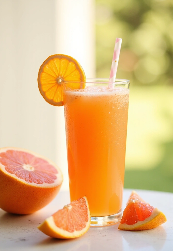 30 Quick and Easy Orange Juice Concentrate Recipes for Healthy Smoothies 28. Orange Grapefruit Refresher
