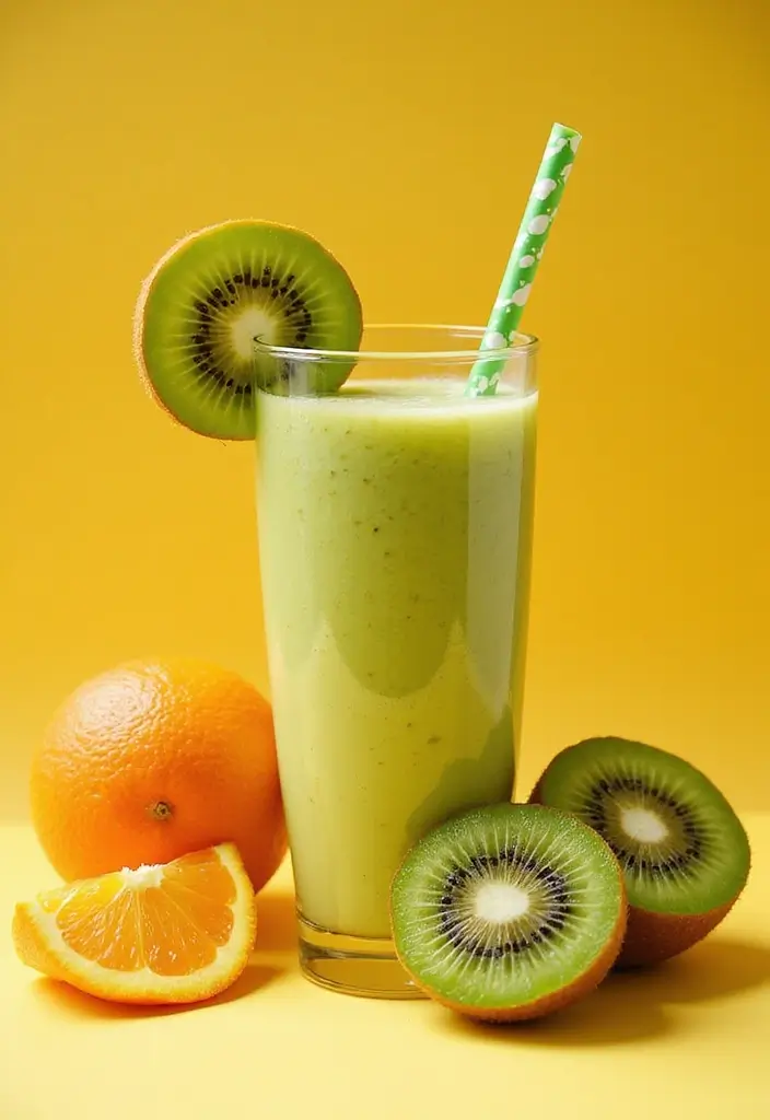 30 Quick and Easy Orange Juice Concentrate Recipes for Healthy Smoothies 30. Orange Kiwi Smoothie