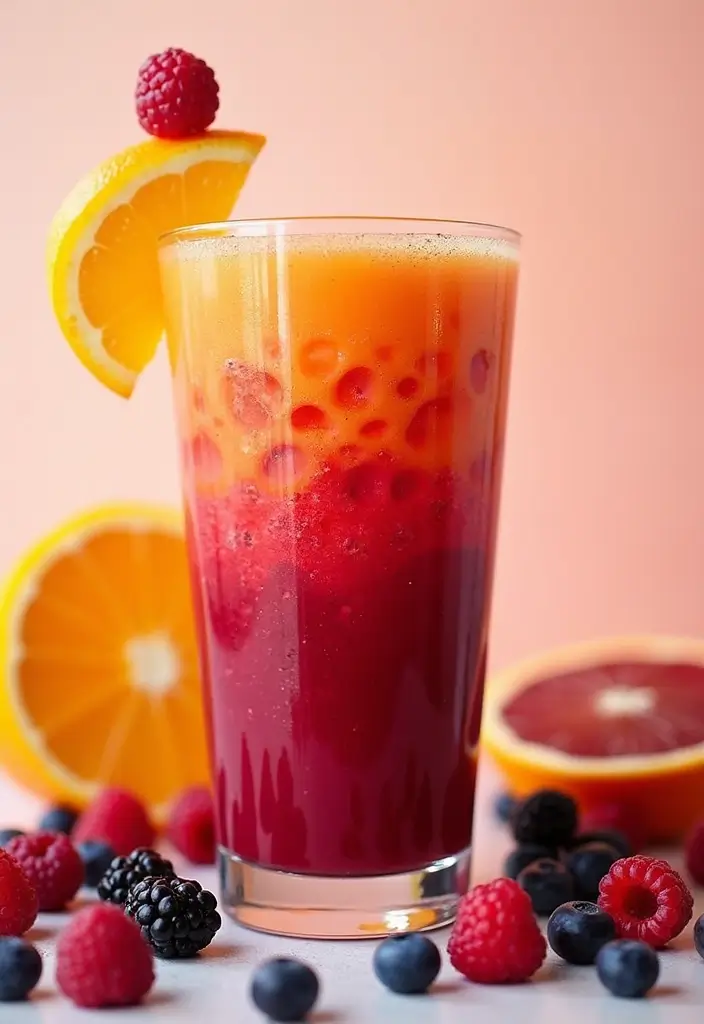30 Quick and Easy Orange Juice Concentrate Recipes for Healthy Smoothies 6. Orange Berry Blast