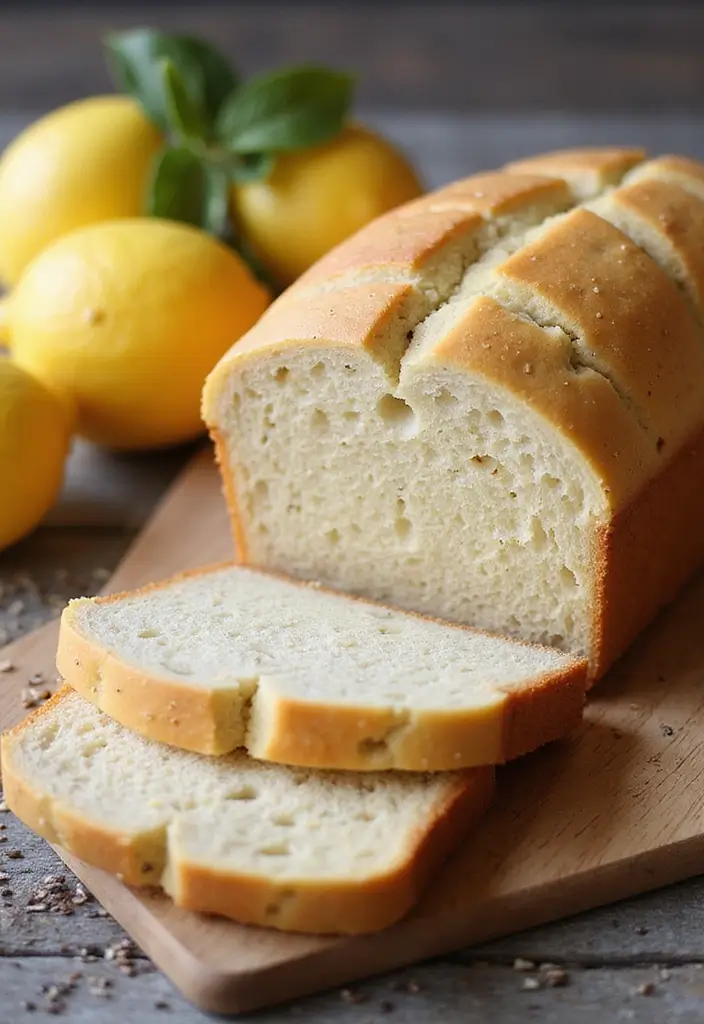 30 Recipes with Lemon Juice Fresh and Zesty Citrus Infused Desserts 11. Lemon Poppy Seed Bread