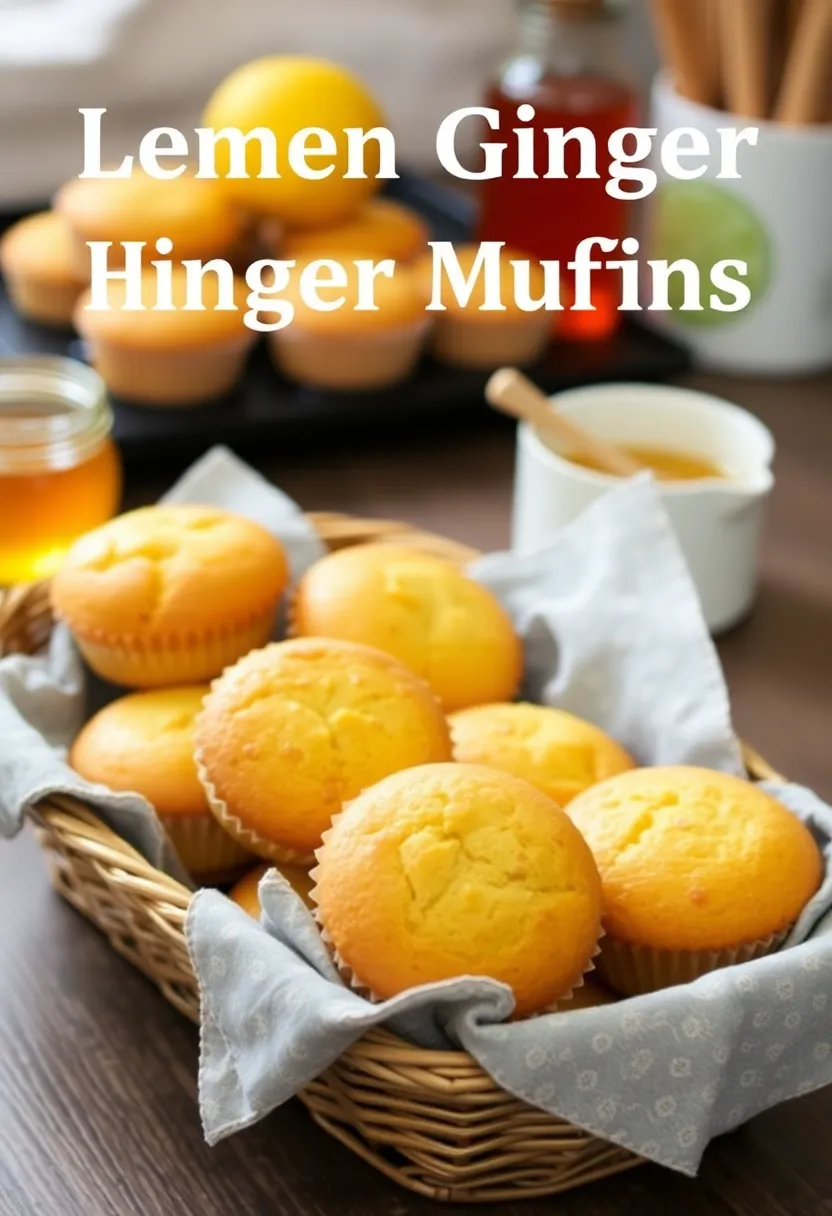 30 Recipes with Lemon Juice Fresh and Zesty Citrus Infused Desserts 15. Lemon Ginger Muffins