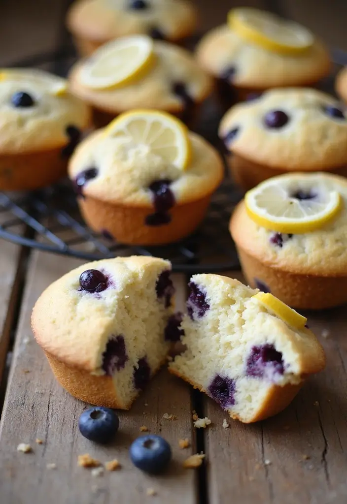 30 Recipes with Lemon Juice Fresh and Zesty Citrus Infused Desserts 2. Lemon Blueberry Muffins