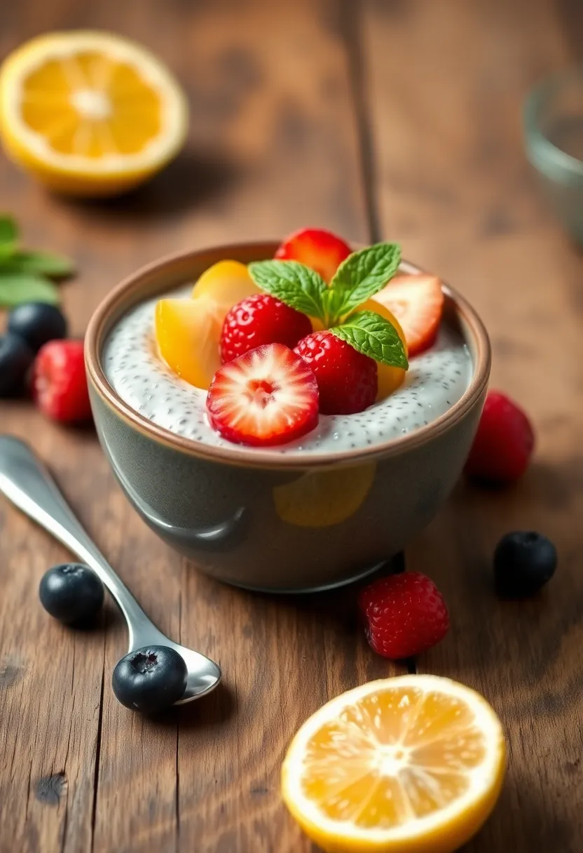 30 Recipes with Lemon Juice Fresh and Zesty Citrus Infused Desserts 21. Lemon Chia Seed Pudding